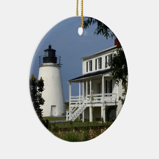 Piney Point Lighthouse Keramisch Ornament (Rechts)
