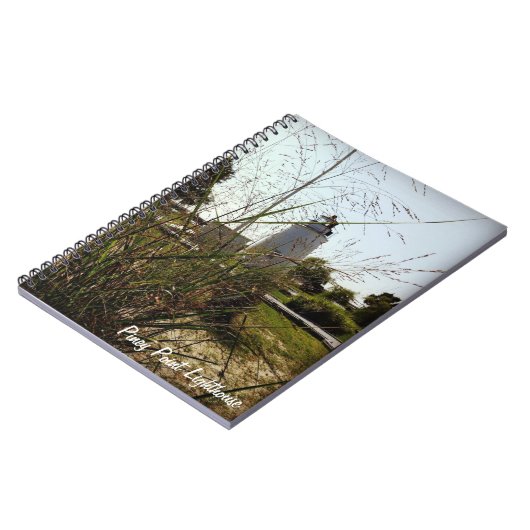 Piney Point Lighthouse-laptop Notitieboek (Linkerzijde)
