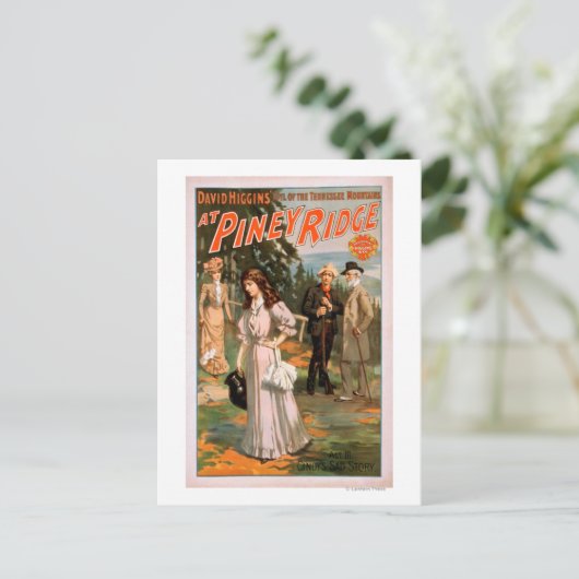 Piney Ridge "Idyl of the Tennessee Mountains" Briefkaart (Staand voorkant)
