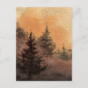 "Piney Slope" Briefkaart voor landwegen