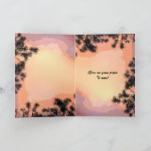 Piney Sunset Dia del Padre Kaart (Binnen)