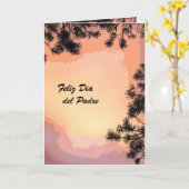Piney Sunset Dia del Padre Kaart (Gele Bloem)