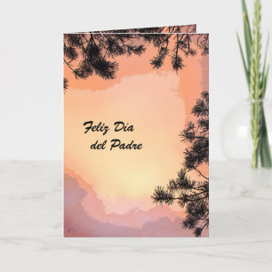 Piney Sunset Dia del Padre Kaart