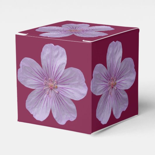 Pineywood Geranium #1 Bedankdoosjes (Voorkant Zijde)