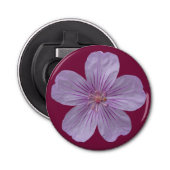 Pineywood Geranium #1 Button Flesopener (Voorkant)