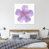 Pineywood Geranium #1 Canvas Afdruk (Insitu (Slaapkamer))