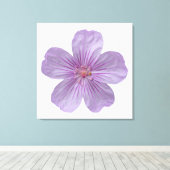 Pineywood Geranium #1 Canvas Afdruk (Insitu (Houten vloer))