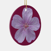 Pineywood Geranium #1 Keramisch Ornament (Rechts)