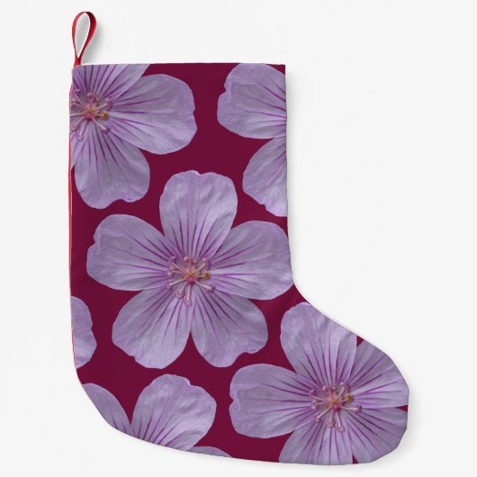 Pineywood Geranium #1 Kleine Kerstsok (Voorkant)