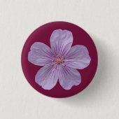 Pineywood Geranium #1 Ronde Button 3,2 Cm (Voorkant)
