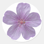 Pineywood Geranium #1 Ronde Sticker (Voorkant)