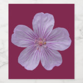 Pineywood Geranium #1 Wijn Etiket (Enkel label)