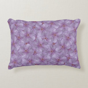 Pineywood Geranium Seamless Patroon Accent Kussen