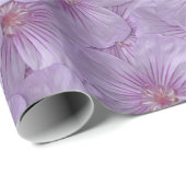 Pineywood Geranium Seamless Patroon Cadeaupapier (Rol Hoek)