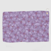 Pineywood Geranium Seamless Patroon Golfhanddoek (Horizontaal)