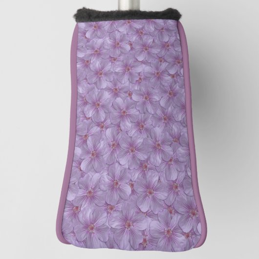 Pineywood Geranium Seamless Patroon Golfheadcover (Draai 90)