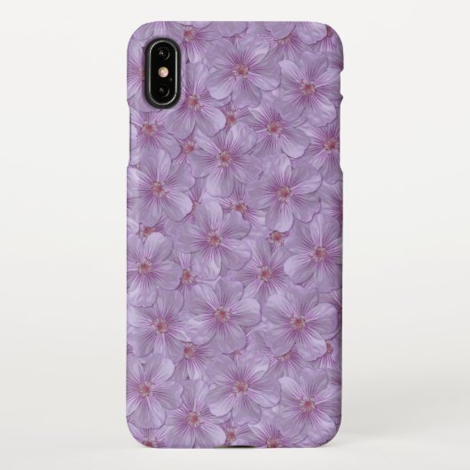 Pineywood Geranium Seamless Patroon iPhone Hoesje (Achterkant)