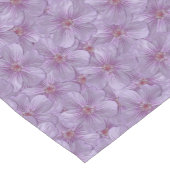 Pineywood Geranium Seamless Patroon Korte Tafelloper (Hoek)