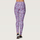 Pineywood Geranium Seamless Patroon Leggings (Achterkant)