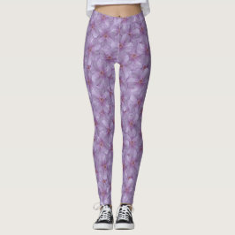 Pineywood Geranium Seamless Patroon Leggings