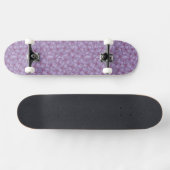 Pineywood Geranium Seamless Patroon Persoonlijk Skateboard (Horizontaal)