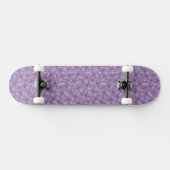 Pineywood Geranium Seamless Patroon Persoonlijk Skateboard (Horizontaal)
