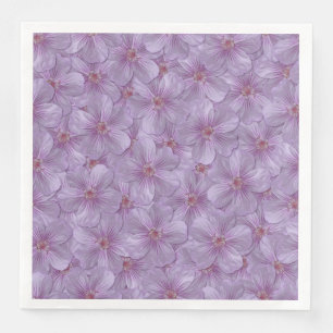 Pineywood Geranium Seamless Patroon Servet