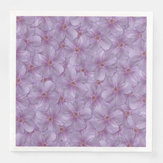 Pineywood Geranium Seamless Patroon Servet (Voorkant)