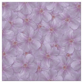 Pineywood Geranium Seamless Patroon Stof (Swatch)