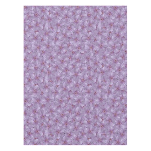 Pineywood Geranium Seamless Patroon Tafelkleed (Voorkant)