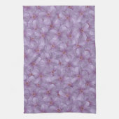 Pineywood Geranium Seamless Patroon Theedoek (Verticaal)