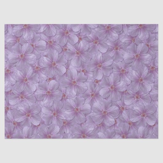 Pineywood Geranium Seamless Patroon Tissuepapier (Voorkant)