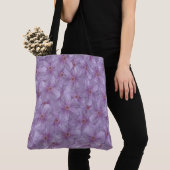 Pineywood Geranium Seamless Patroon Tote Bag (Dichtbij)