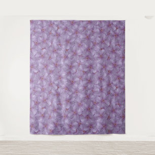 Pineywood Geranium Seamless Patroon Wandkleed