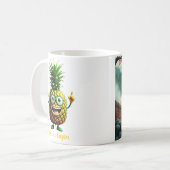 PineZhu - Pineapple Empire Koffiemok (Voorkant links)