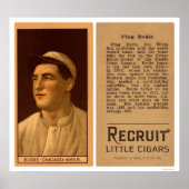 Ping Bodie White Sox Baseball 1912 Poster (Voorkant)