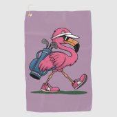 Ping Flamingo Golf Sunglasses Golf Lover  Golfhanddoek (Voorkant)