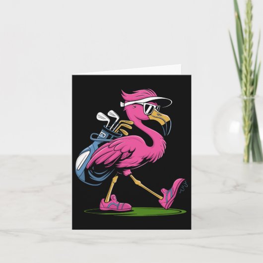 Ping Flamingo Golf Sungles Vrouw Dames Mannen Golf Kaart (Voorkant)