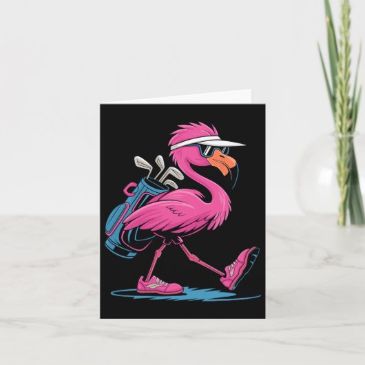 Ping Flamingo Golf Sungles Vrouw Dames Mannen Golf Kaart (Voorkant)