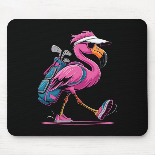 Ping Flamingo Golf Sungles Woman Ladies Men Golf L Muismat (Voorkant)