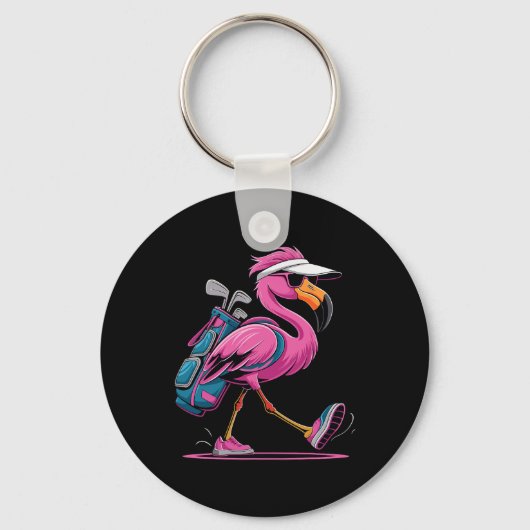 Ping Flamingo Golf Sungles Woman Ladies Men Golf L Sleutelhanger (Voorkant)