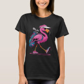 Ping Flamingo Golf Sungles Woman Ladies Men Golf L T-shirt (Voorkant)