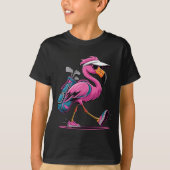 Ping Flamingo Golf Sungles Woman Ladies Men Golf L T-shirt (Voorkant)