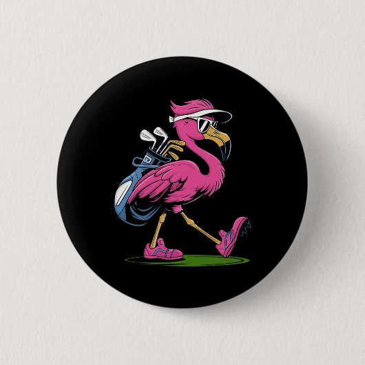 Ping Flamingo Golf Zonnebril Vrouw Dames Heren Gol Ronde Button 5,7 Cm (Voorkant)