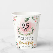 Ping Gold Apple Teacher Retirement Party Papieren  Bekers (Voorkant)