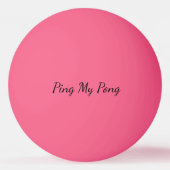 Ping My Pong Gepersonaliseerde Ping Pong Bal Pingpongbal (Achterkant)