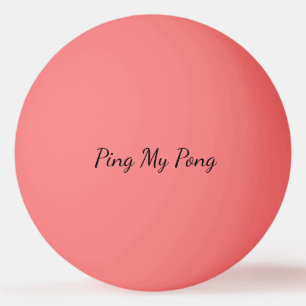 Ping My Pong Gepersonaliseerde Ping Pong Bal Pingpongbal