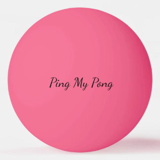 Ping My Pong Gepersonaliseerde Ping Pong Bal Pingpongbal