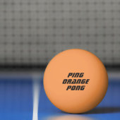 Ping Oranje Pong Pingpongbal (Net)