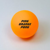 Ping Oranje Pong Pingpongbal